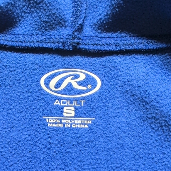 Rawlings Blue Athletic Hoodie Sweatshirt - Picture 7 of 8